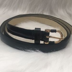 J.Crew Skinny Synthetic Leather Belt, Large